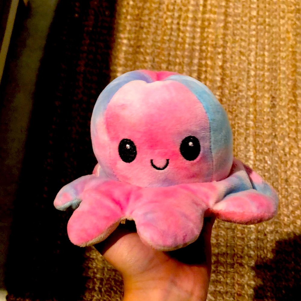 Flipy octopus smile and mad face